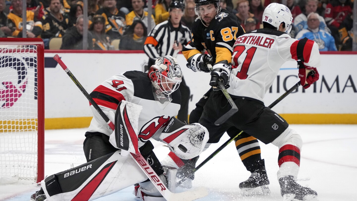 Pittsburgh penguins new jersey hot sale devils